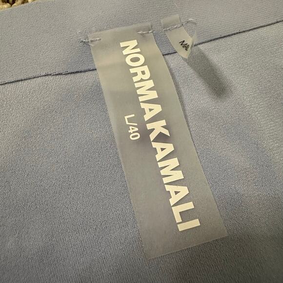 Norma Kamali light blue drop shoulder top size L - Picture 6 of 12